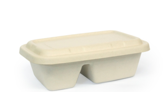 1000ml Rectangular Bagasse Container